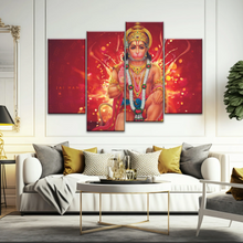 Load image into Gallery viewer, Hindu God Lord Hanuman, Sri Anjaneya, Canvas Prints Wall Art