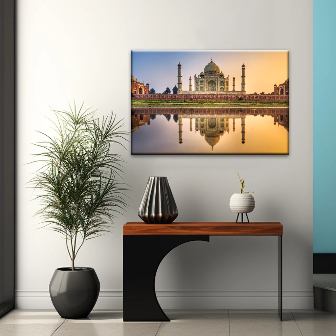 Taj Mahal India Canvas Prints Wall Art