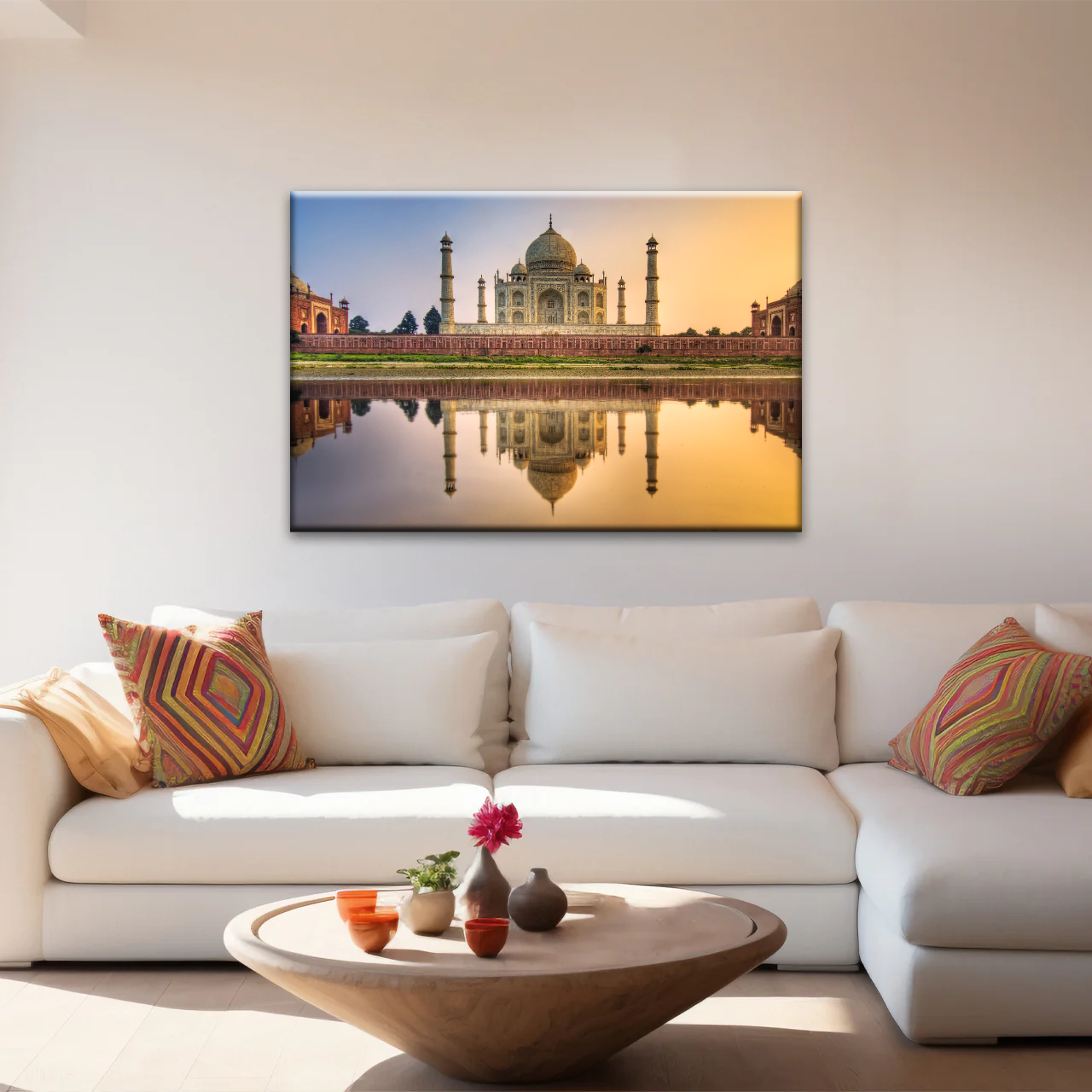 Taj Mahal India Canvas Prints Wall Art