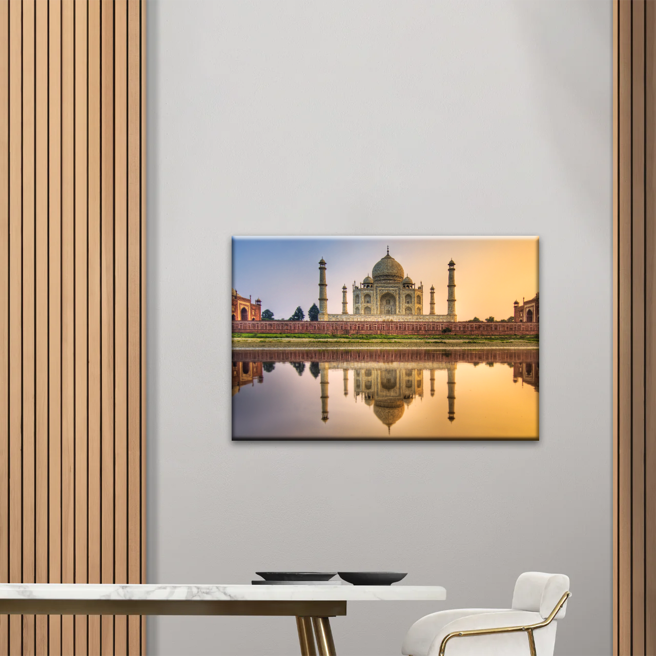Taj Mahal India Canvas Prints Wall Art