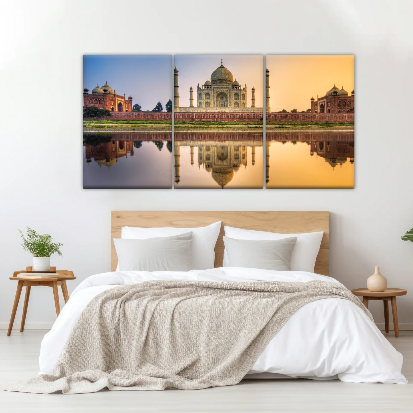 Taj Mahal India Canvas Prints Wall Art