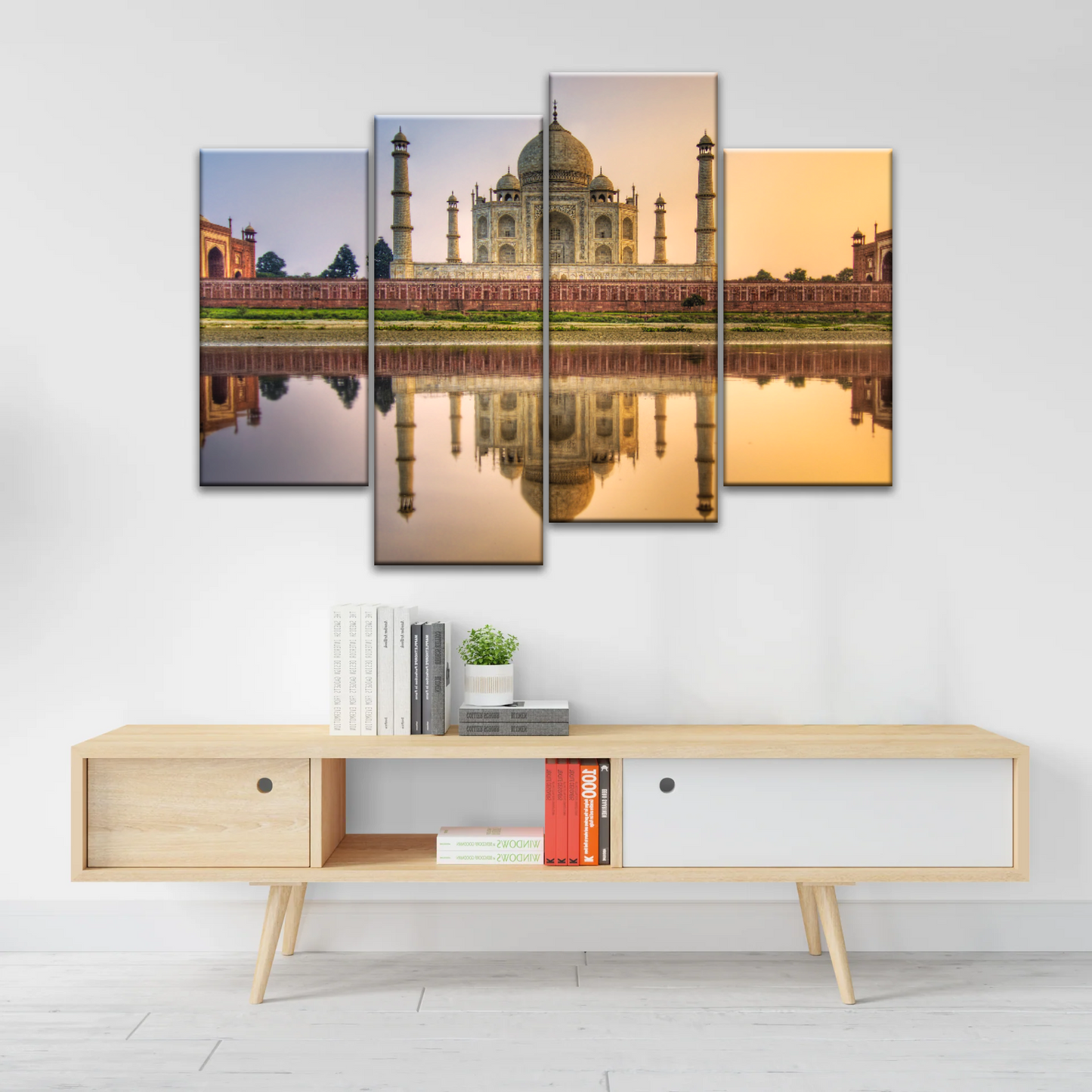 Taj Mahal India Canvas Prints Wall Art