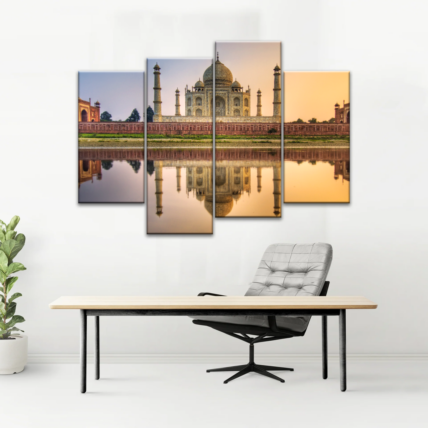 Taj Mahal India Canvas Prints Wall Art