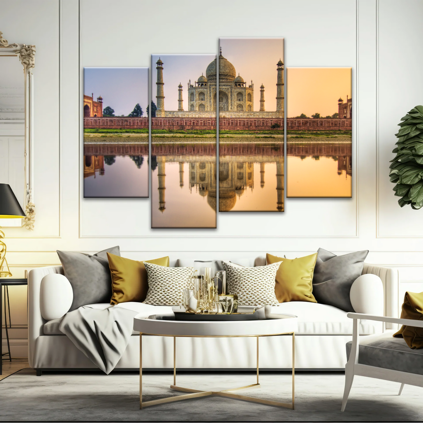 Taj Mahal India Canvas Prints Wall Art