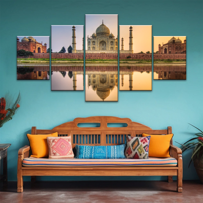 Taj Mahal India Canvas Prints Wall Art