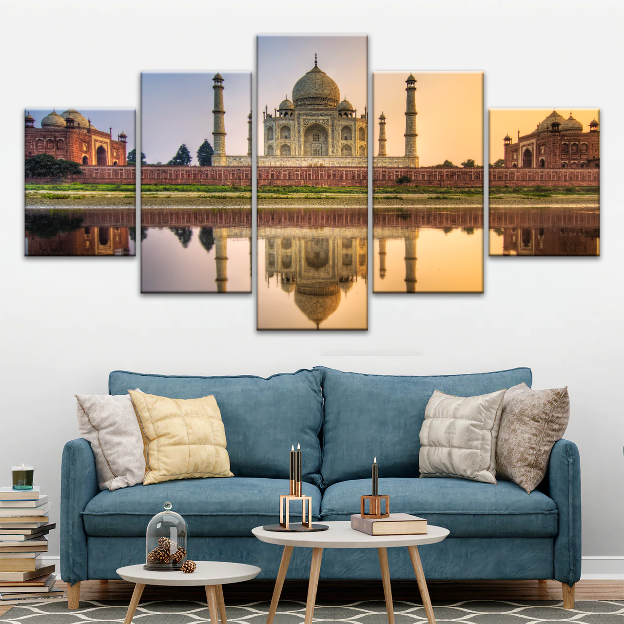 Taj Mahal India Canvas Prints Wall Art