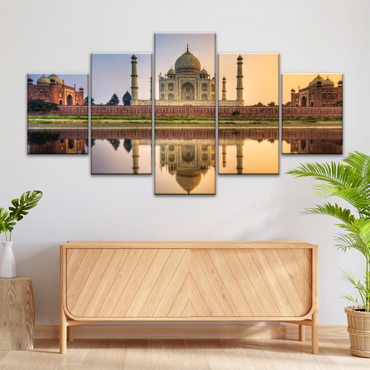 Taj Mahal India Canvas Prints Wall Art