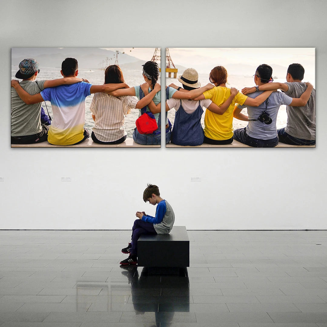 24" x 72" (60x180cm) 2 Piece Landscape Canvas