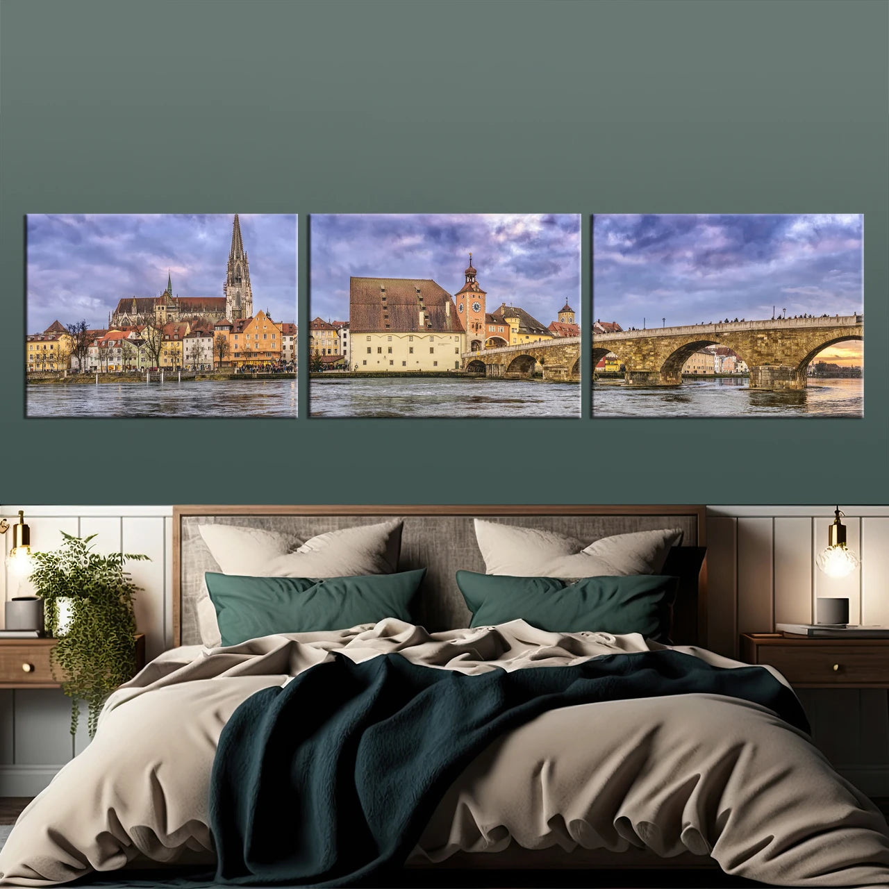 24" x 108" (60x270cm) 3 Piece Extra Large Canvas