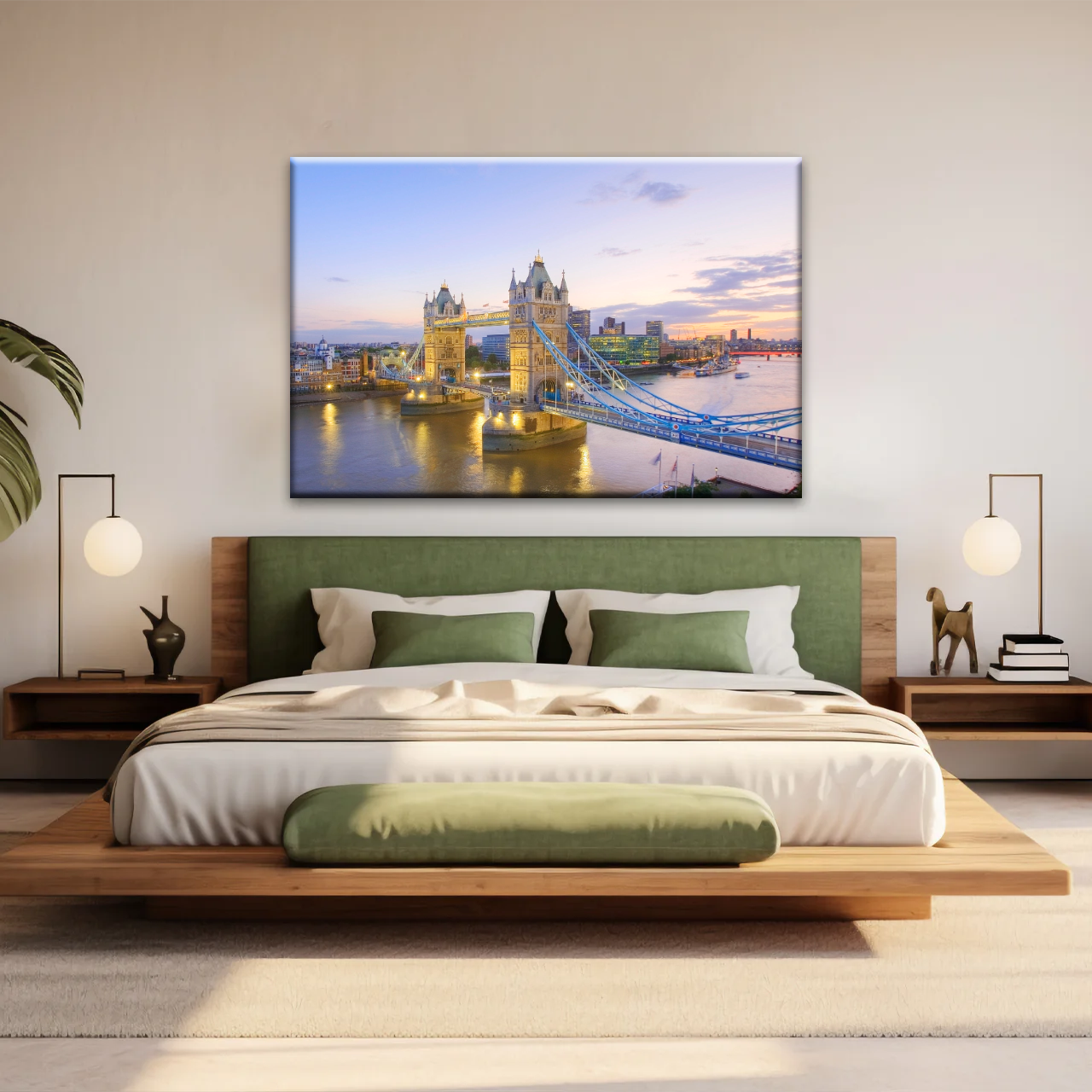 Urban Landscape London Bridge Canvas Pictures Prints