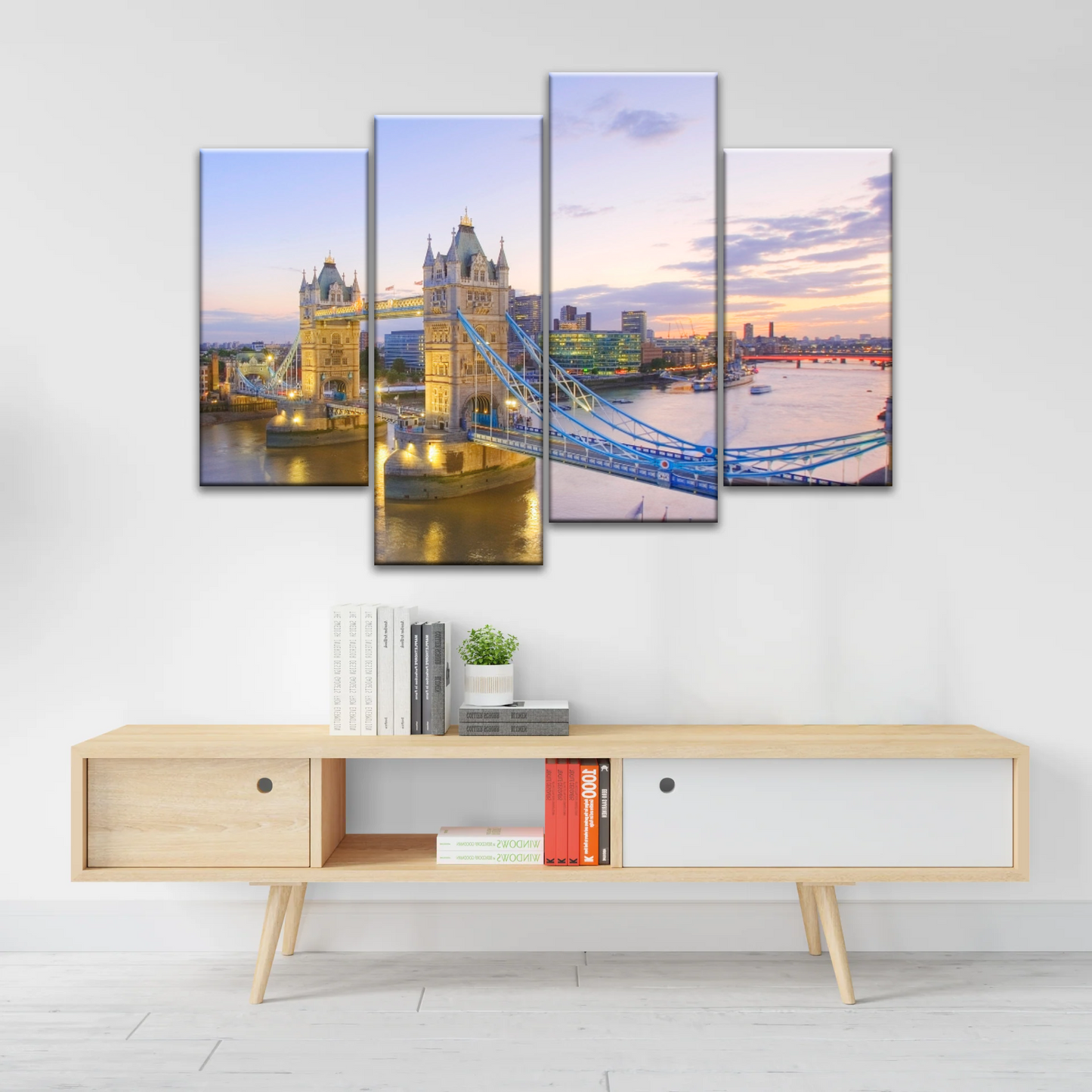 Urban Landscape London Bridge Canvas Pictures Prints