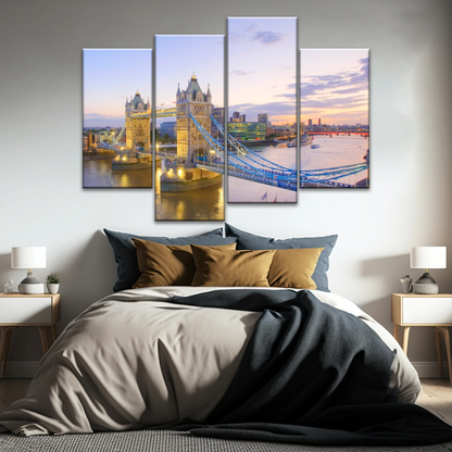 Urban Landscape London Bridge Canvas Pictures Prints