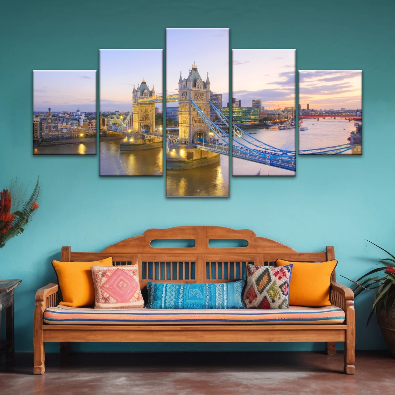 Urban Landscape London Bridge Canvas Pictures Prints