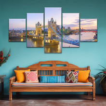 Load image into Gallery viewer, Urban Landscape London Bridge Canvas Pictures Prints