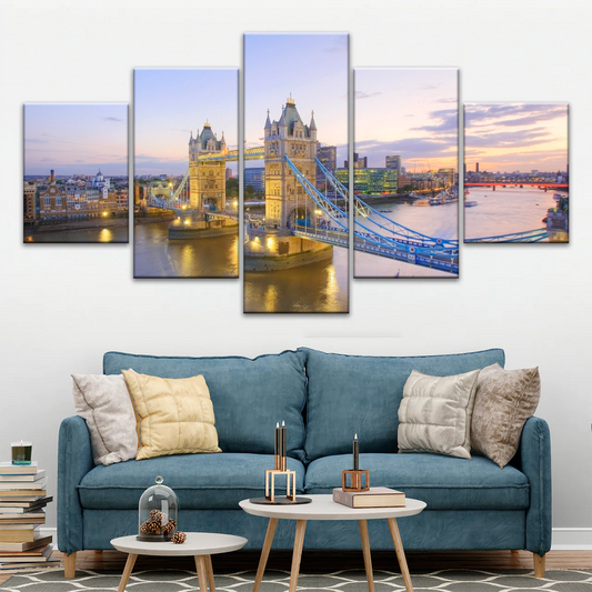 Urban Landscape London Bridge Canvas Pictures Prints