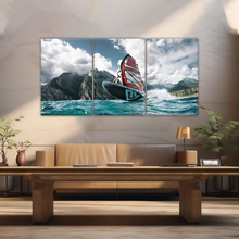 Load image into Gallery viewer, Windsurfing Lake Garda, Northern Italy Canvas Prints Of Photos