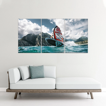 Load image into Gallery viewer, Windsurfing Lake Garda, Northern Italy Canvas Prints Of Photos