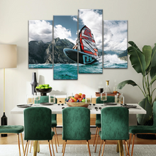 Load image into Gallery viewer, Windsurfing Lake Garda, Northern Italy Canvas Prints Of Photos