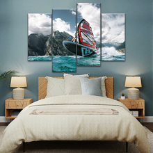 Load image into Gallery viewer, Windsurfing Lake Garda, Northern Italy Canvas Prints Of Photos