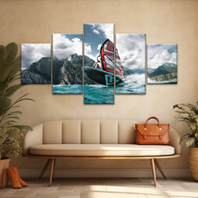 Load image into Gallery viewer, Windsurfing Lake Garda, Northern Italy Canvas Prints Of Photos