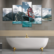 Load image into Gallery viewer, Windsurfing Lake Garda, Northern Italy Canvas Prints Of Photos