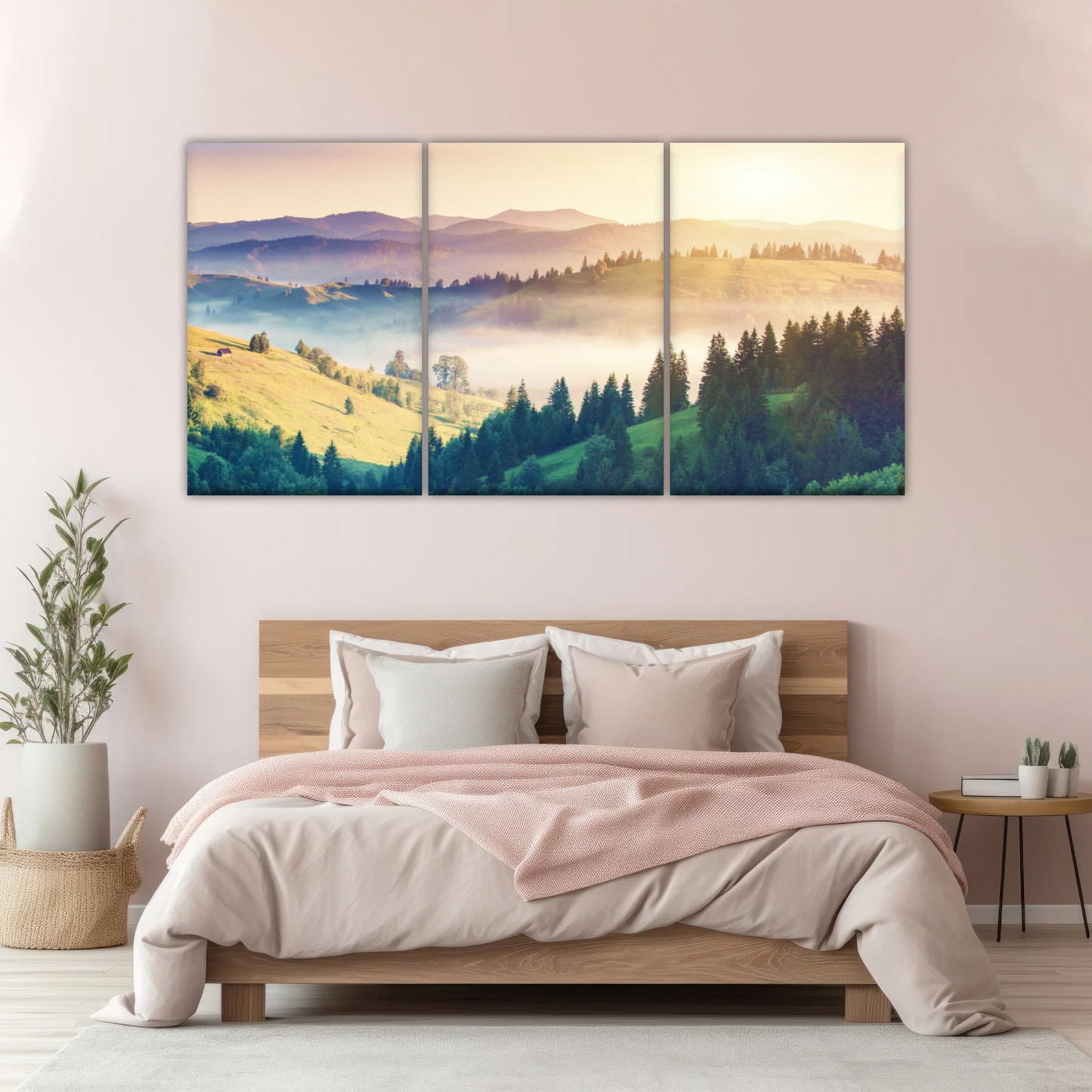 Nature Landscape Jungle Under Sunset Wall Art