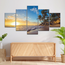 Load image into Gallery viewer, Beach In Summer Morning Canvas Picture Printing