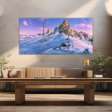 Load image into Gallery viewer, Winter Landscape Mountain Covered by Snow Wall Art