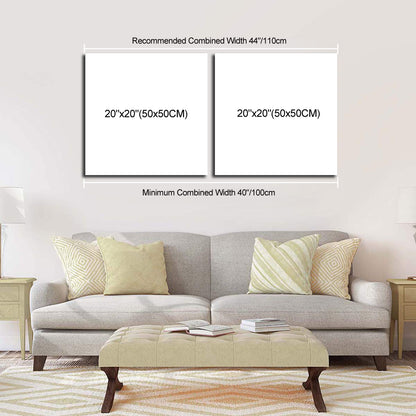 20" x 40" (50x100cm) 2 Piece Landscape Canvas - Canvas Print Sale