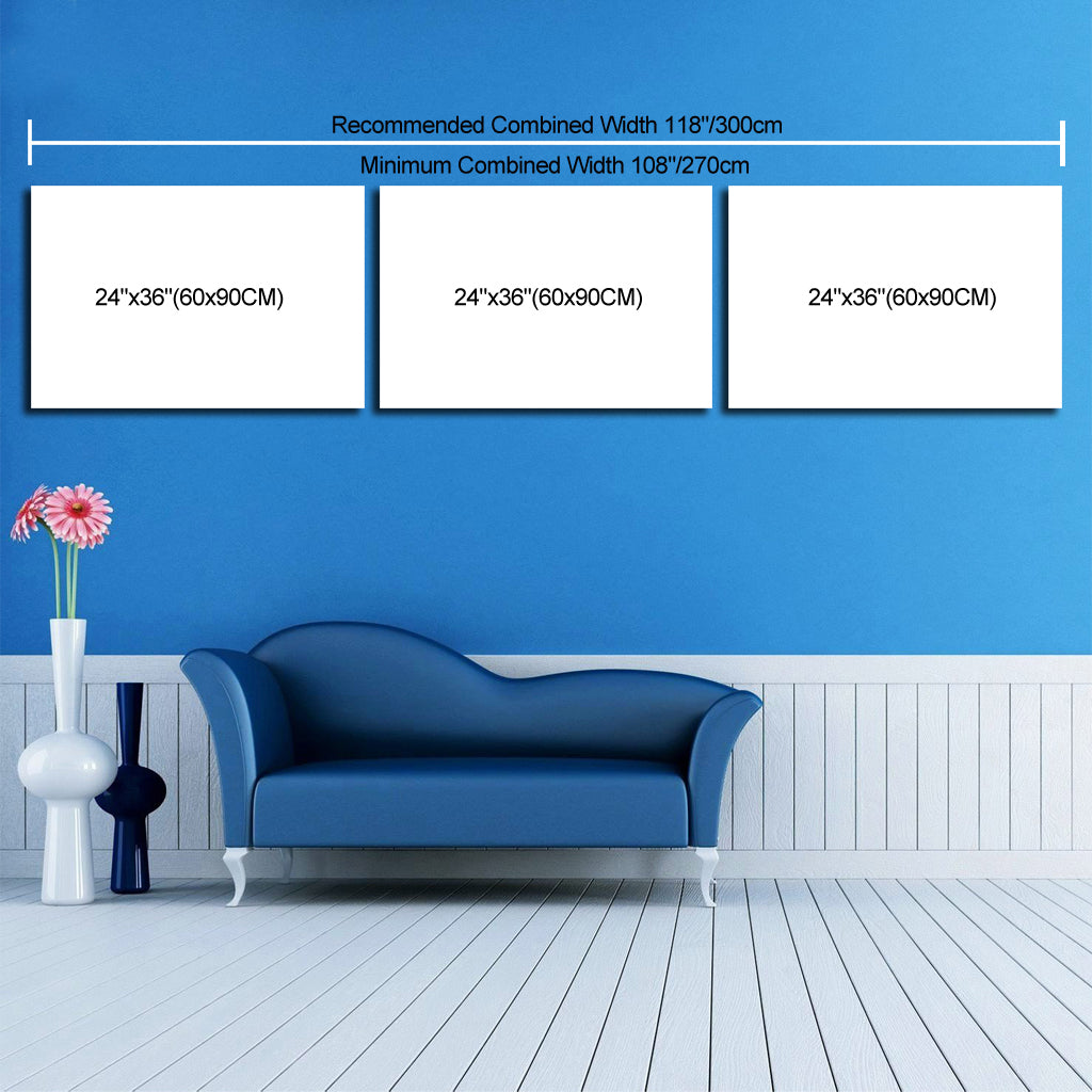 24" x 108" (60x270cm) 3 Piece Extra Large Canvas - Canvas Print Sale