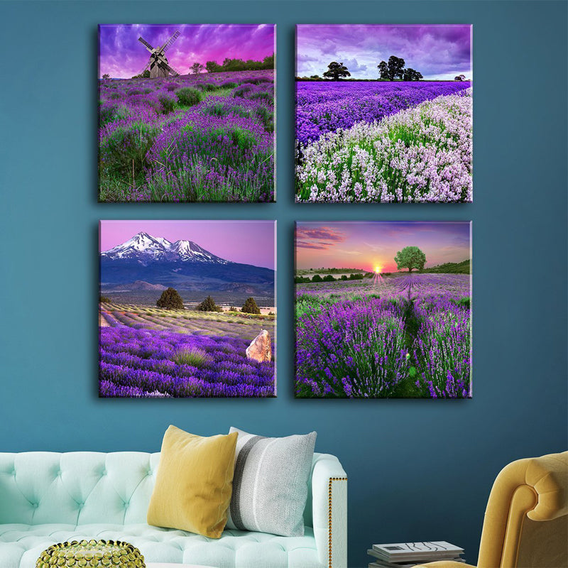 Custom Canvas Prints 4 Piece Canvas Wall Art Framed Ready to Hang Canvas Prints 4pcs 16"x16" - Canvas Print Sale