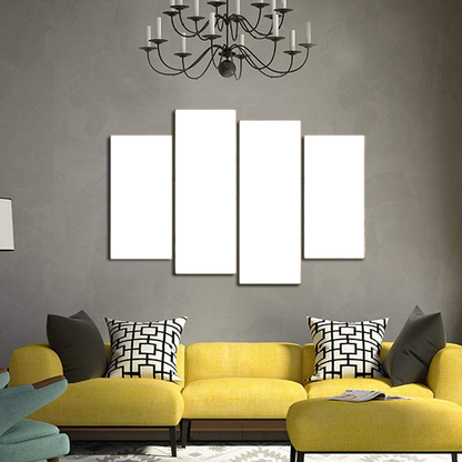 Custom Canvas Prints 4 Piece Canvas Wall Art Framed Ready to Hang Canvas Prints 2x12"x26"+2x12"x35" - Canvas Print Sale
