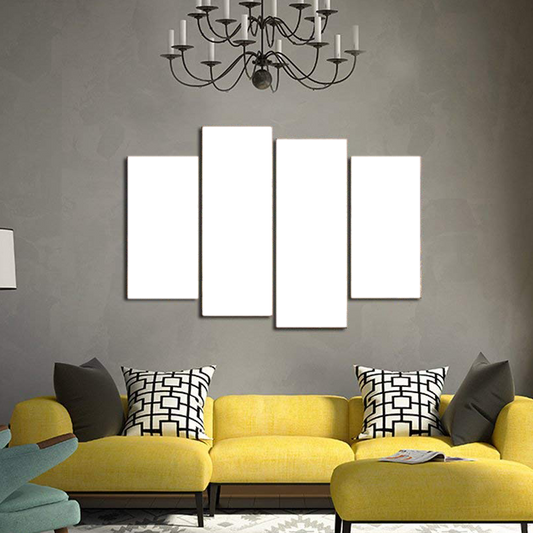 Custom Canvas Prints 4 Piece Canvas Wall Art Framed Ready to Hang Canvas Prints 2x12"x26"+2x12"x35" - Canvas Print Sale