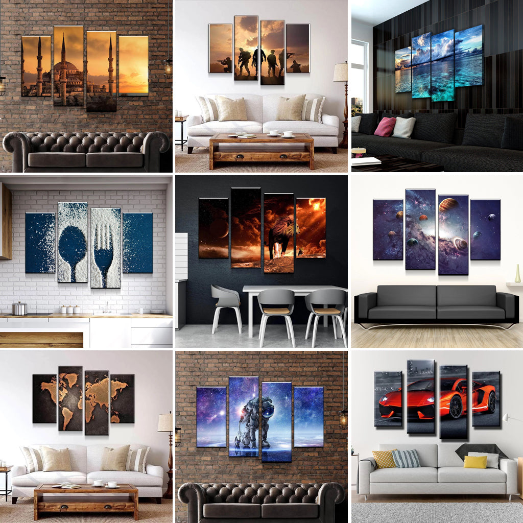 4 Piece Canvas 32" x 48" (80x120cm) - Canvas Print Sale