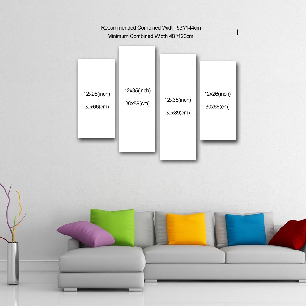 4 Piece Canvas 35" x 48" (89x120cm) - Canvas Print Sale
