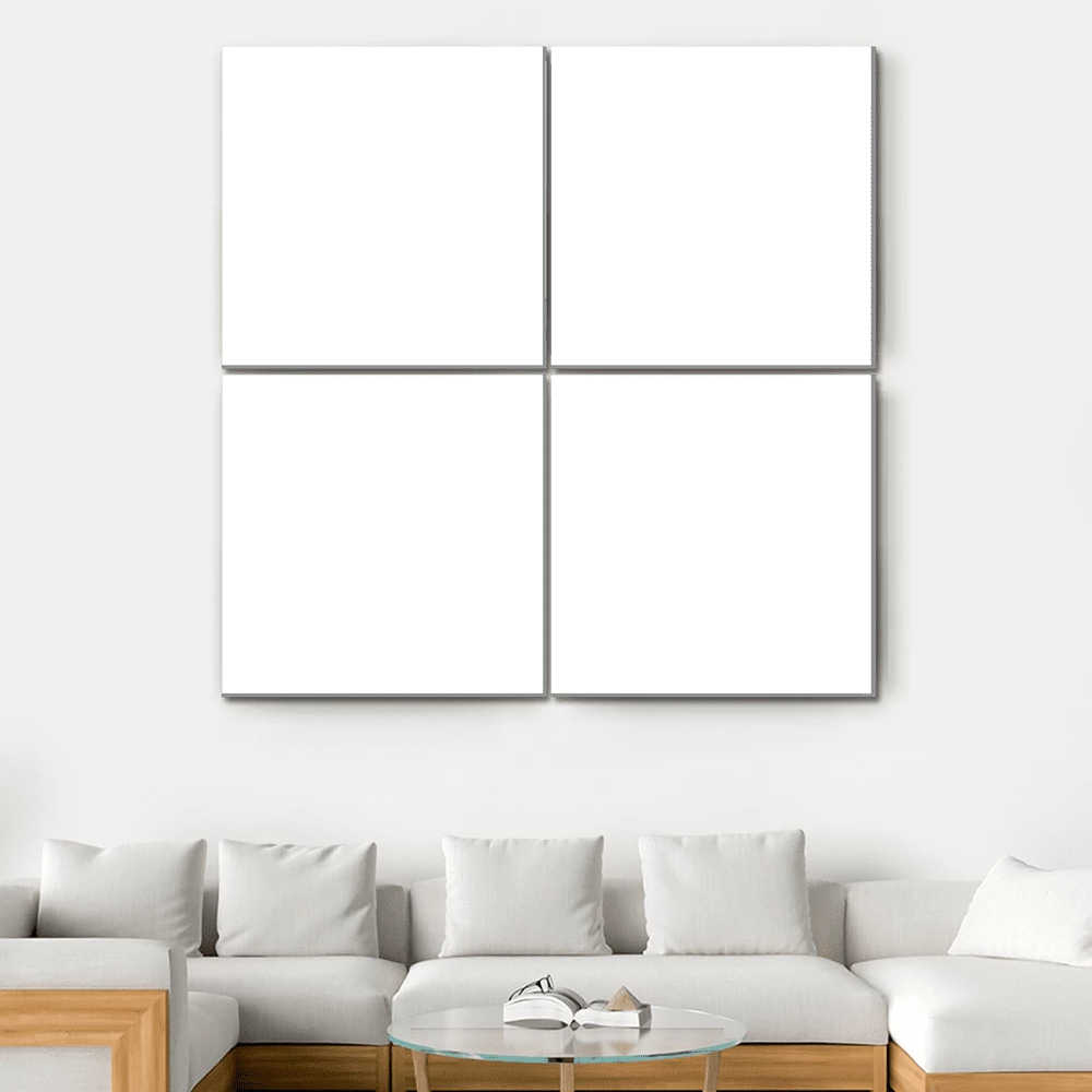 4 Pieces Personalised Canvas Prints With Your Own Pictures Squared Canvas Wall Art - Canvas Print Sale