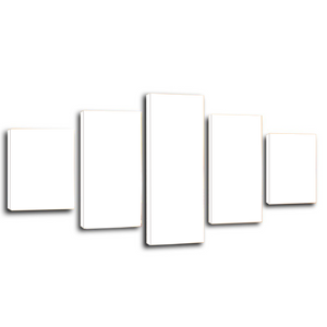5 Panels Canvas Prints White - Canvas Print Sale