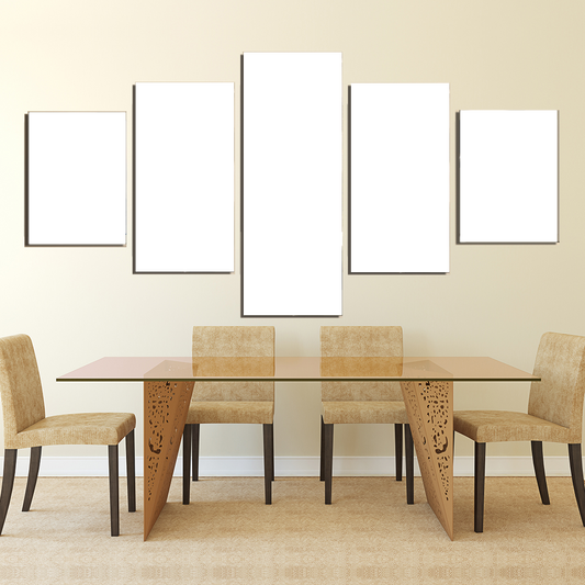 5 Panels Canvas Prints Dining Room - Canvas Print Sale