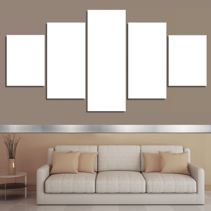 5 Piece Personalised Canvas Art With Your Own Photos Canvas Wall Art Custom Canvas Prints - Canvas Print Sale