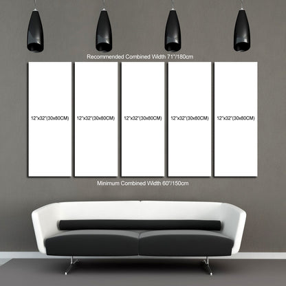 5 Piece Canvas 32" x 60" (80x150cm) - Canvas Print Sale