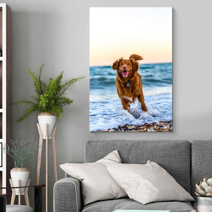 Custom Your Photos On Canvas Personalised Photo to Canvas Prints Wall Art Vertical - Canvas Print Sale