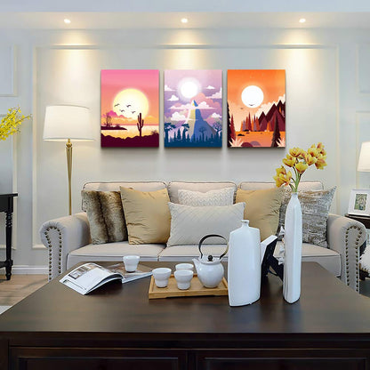 Custom Canvas Prints 3 Piece Personalised Canvas Prints With Your Own Photos Canvas Wall Art 3pcs 16"x24"(40cmx60cm) - Canvas Print Sale