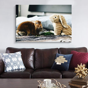 Custom Canvas Prints with Your Own Photos for Pet/Animal Personalised Canvas Wall Art - Canvas Print Sale