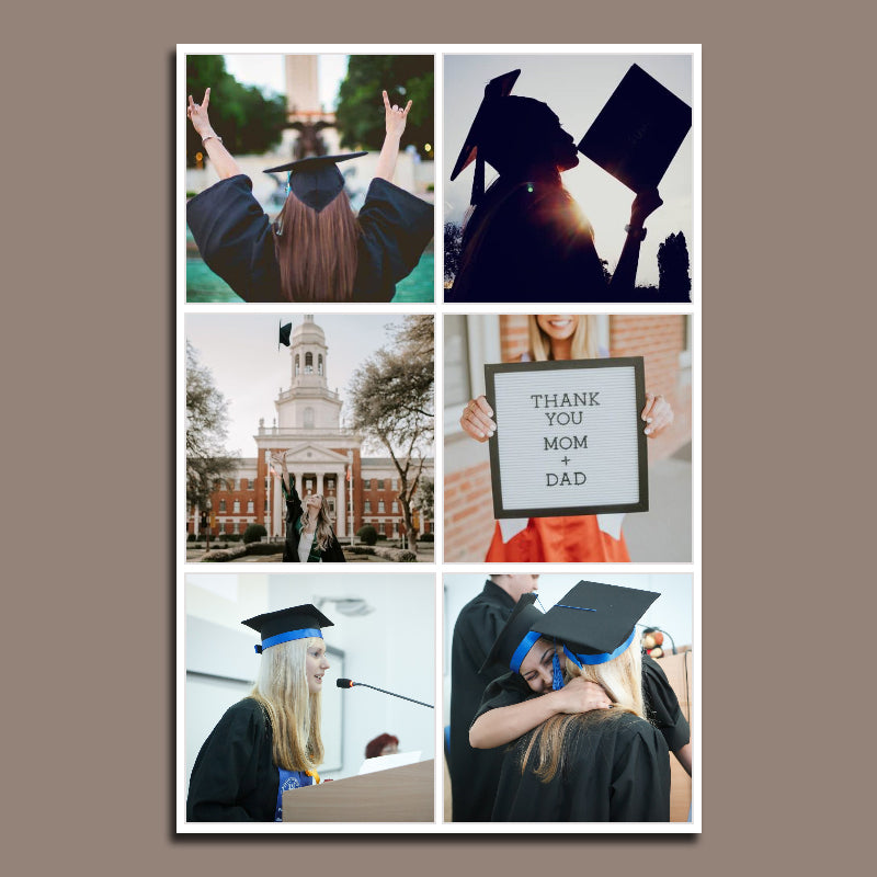 6 Photo Collage Canvas Portrait - Canvas Print Sale
