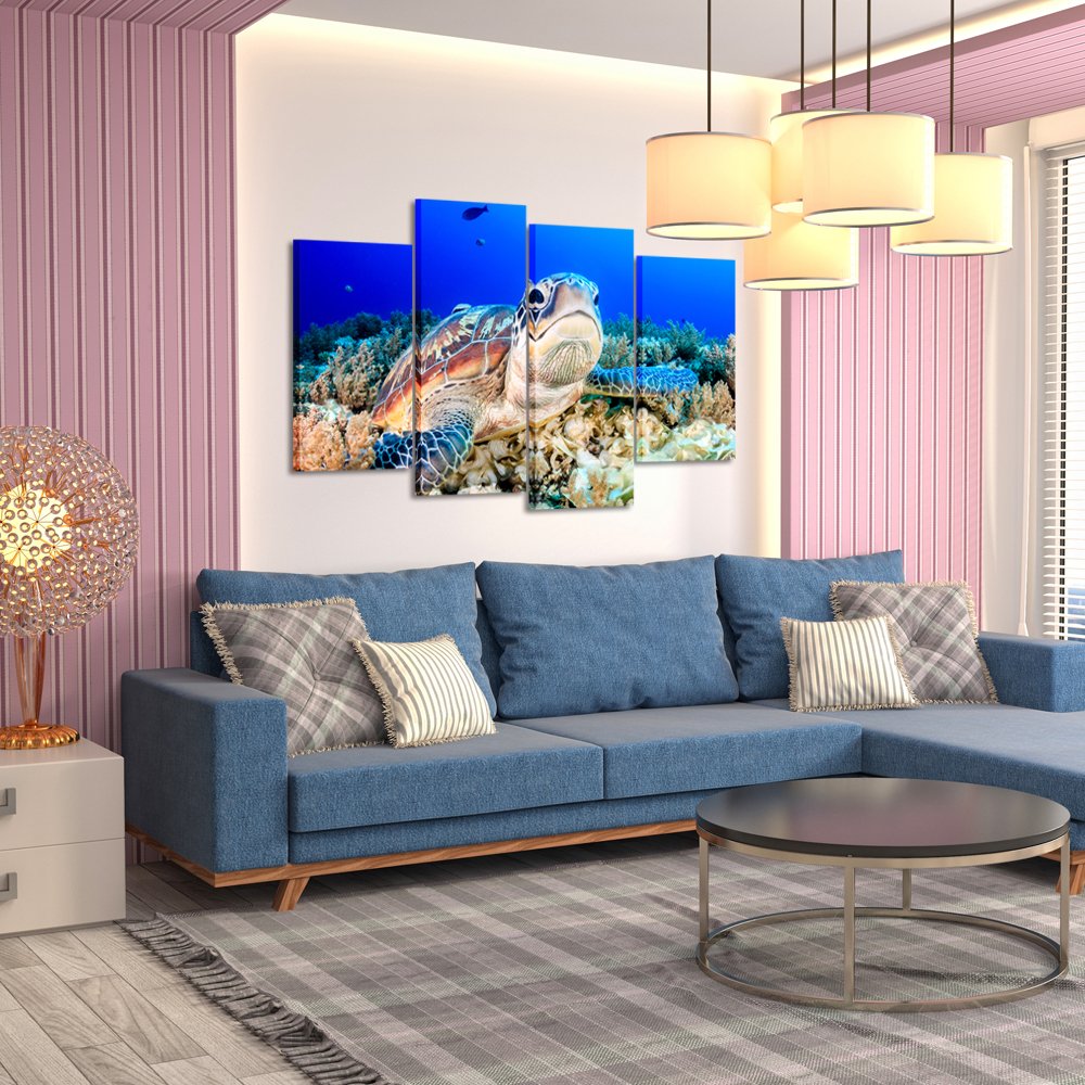 4 Piece Personalised Canvas Prints With Your Own Photos Canvas Wall Art Custom Canvas Prints - Canvas Print Sale