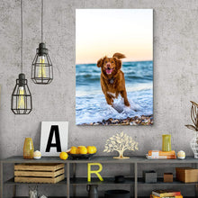 Load image into Gallery viewer, Print Your Pet Dog Cat Horse &#39;s Photo On Canvas Prints Personalised Photo to Canvas Print Wall Art - Canvas Print Sale