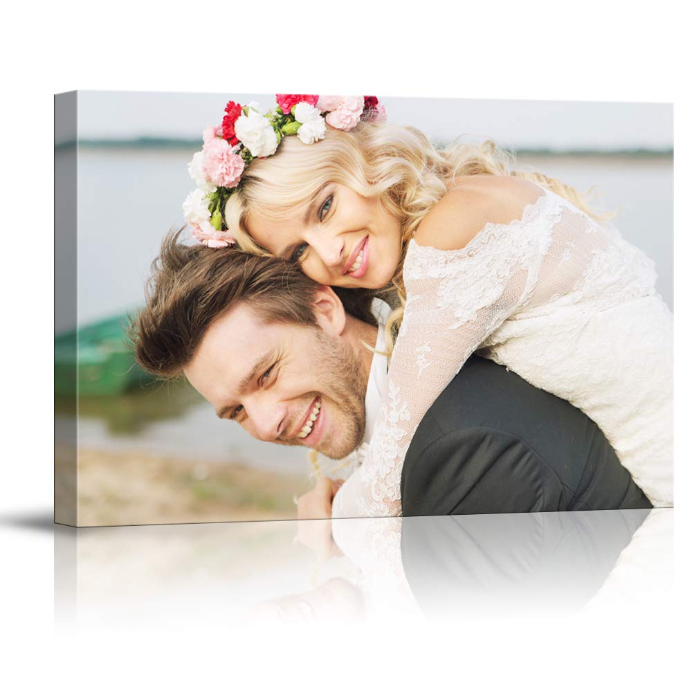 Custom Wedding Photos Canvas Prints Personalised Photo On Canvas Print Wall Art - Canvas Print Sale