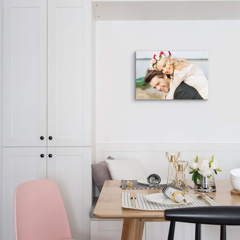Custom Wedding Photos Canvas Prints Personalised Photo On Canvas Print Wall Art - Canvas Print Sale