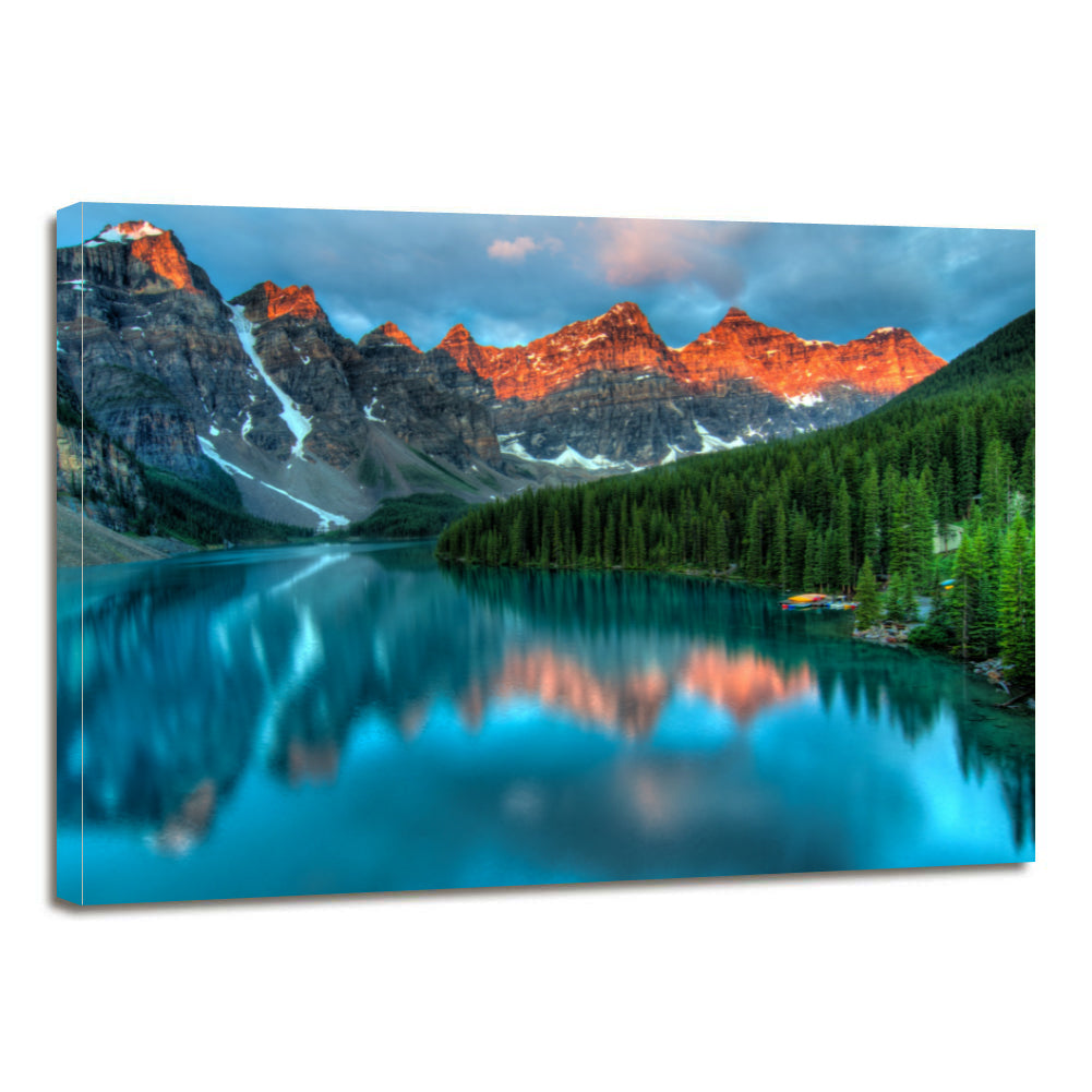 Alberta Lake Canvas Prints Home Decor Wall Art - Canvas Print Sale