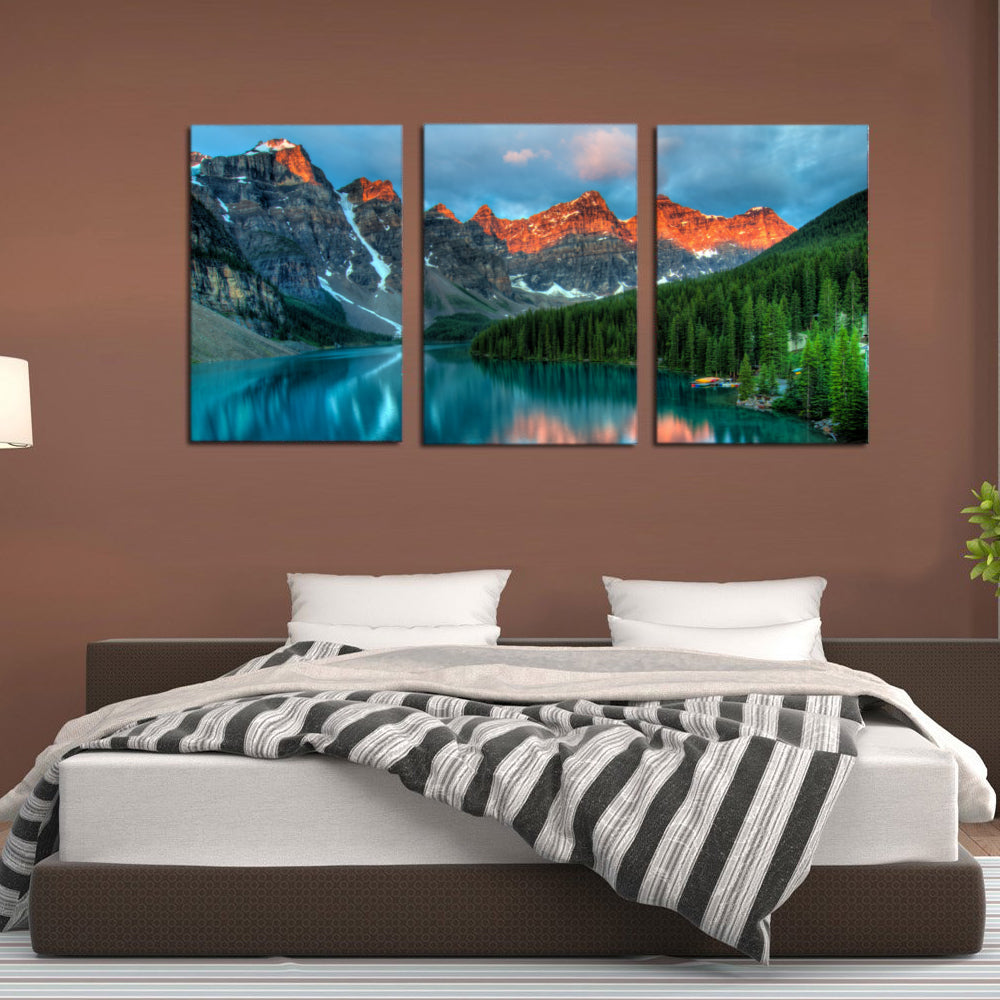 Alberta Lake Canvas Prints Home Decor Wall Art - Canvas Print Sale